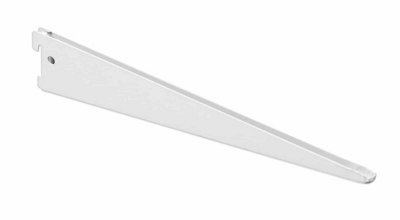 Mastershelf Twintrack Bracket White 47Cm from B&Q