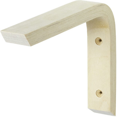 Mastershelf Thor Wooden Bracket 19X14X3Cm from B&Q