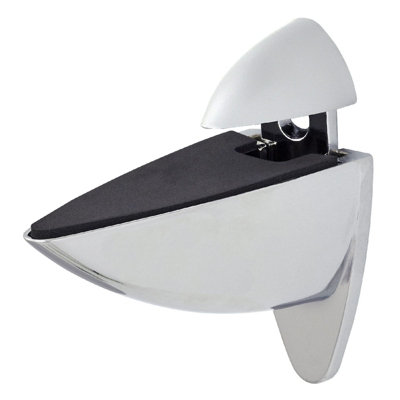 Mastershelf Ara Chrome Style Clip (Pair) from B&Q