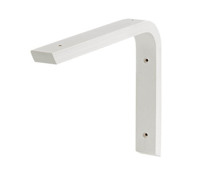 Mastershelf Thor Wooden Bracket White 24X19X3Cm from B&Q