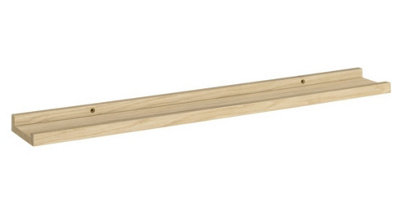 Mastershelf Radiator Shelf With Lip 115X9X3Cm Light Oak from B&Q