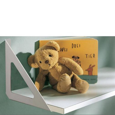 Mastershelf Tri Bookend Bracket Grey 24X24Cm (Each) from B&Q