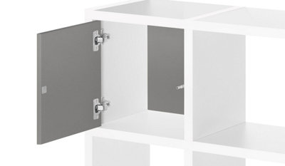 Mastershelf Grey Modular Door + Back from B&Q