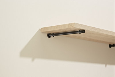 Mastershelf Oak Sand Shelf 60X20X1.9Cm from B&Q