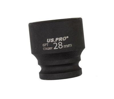 Us Pro Tools 28mm Impact Socket 1/2" Drive 6 Point Single Hex 3828 from B&Q