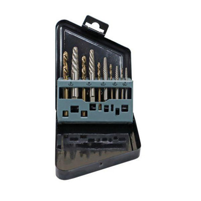 Us Pro Industrial 10Pc M35 Cobalt Left Hand Drill Bit & Screw Extractor Set - Easy Out - 7080 5060848151864 - Image 4