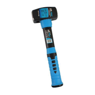 Us Pro Tools 2.5Lb Lump Sledge Club Hammer With Fibreglass Handle 4500 1.125Kg