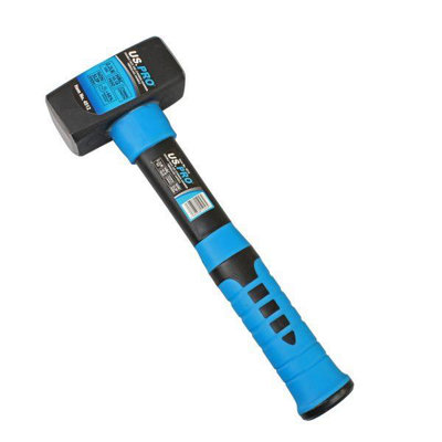 Us Pro Tools 2.2Lbs Stoning Hammer 1Kg Fibreglass Handle 11" Inch Sledge Hammer 4512 5060848152564 - Image 4