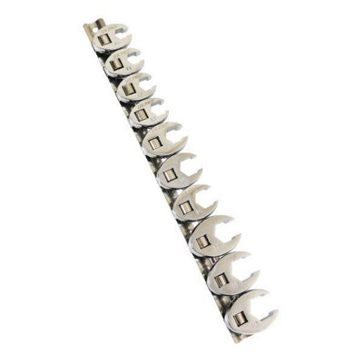 Us Pro Tools 10Pc 3/8" Dr Metric Crowsfeet 1019mm Spanner Socket Wrench Crowfoot 3921 from B&Q