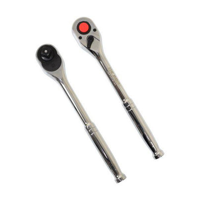 Us Pro Industrial 1/2" Drive 90T Ratchet With Straight Metal Handle 4227 from B&Q