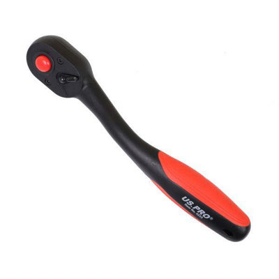 Us Pro Tools 1/2" Drive Composite Ratchet Lightweight Curved Handle 72 Teeth 4233 5060848156814 - Image 5