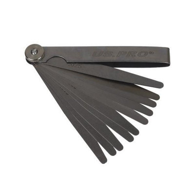 Us Pro Tools 10 Blade Imperial Feeler Gauge Measuring Tool 0.0015-0.025" 5907 - Image 3
