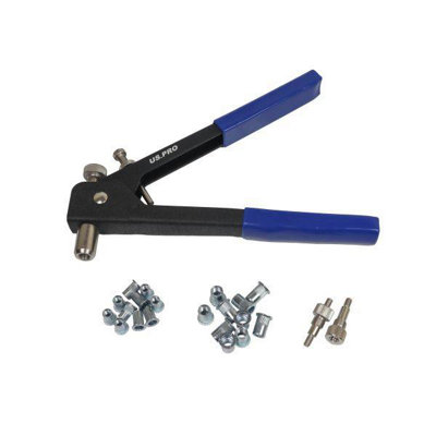 Us Pro Tools 110Pc Threaded Nut Hand Riveter M3M4M5M6M8 5467 from B&Q