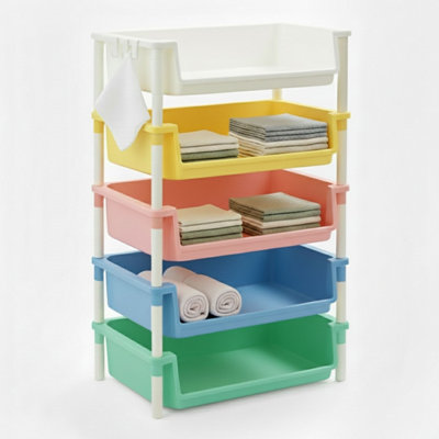 Abbaware 5 Tier Storage RackMulti-FunctionalMacaron from B&Q
