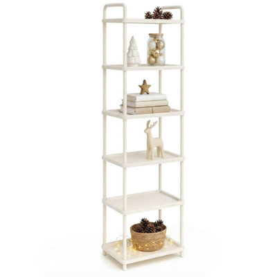 Abbaware 6 Tier Storage UnitWhite from B&Q