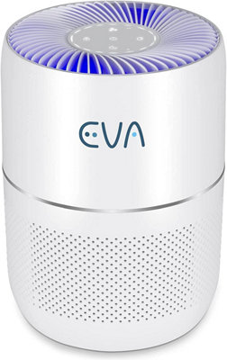 EVA Alto one Air Purifier, True HEPA & Carbon, 16dB Quiet, 36m² Room, Silver - Image 3