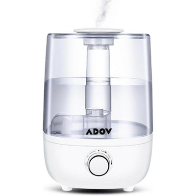 B&Q Humidifier For Bedroom, Baby Room And Plants, 4L Ultrasonic Cool Mist Humidifiers, Air Humidifier With Full Rotation Nozzle, 30 Hr