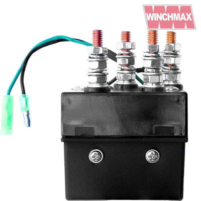 Winchmax 12V Winch Solenoid. For AtvBoat TrailerMarine Use. from B&Q