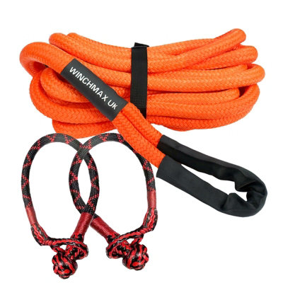 Winchmax 9M Kinetic Rope And Soft Shackle from B&Q