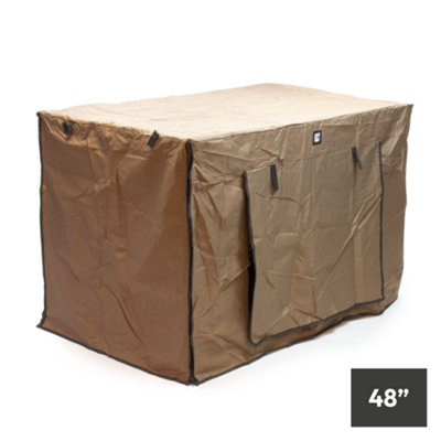 Kct 48" Xxl Cover For Metal Pet Crate Foldable Dog Cage Furniture Training Travel Heavy Duty Folding Cat Puppy Carrier from B&Q