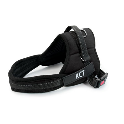 B&Q -  Extra Large Padded Dog HarnessBlack
