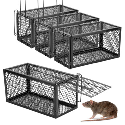 Kct Humane Mouse Trap Rat No Kill Bait Rodent Mice Catcher4 Pack