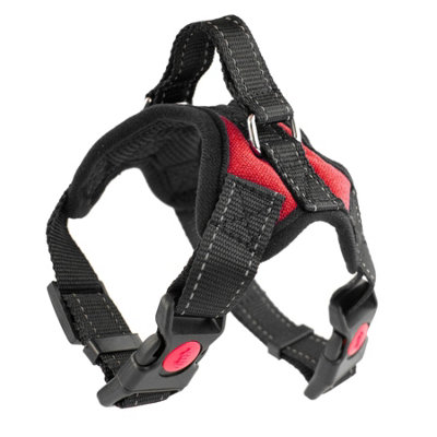 Kct Red Extra Padded Dog Harness Small
