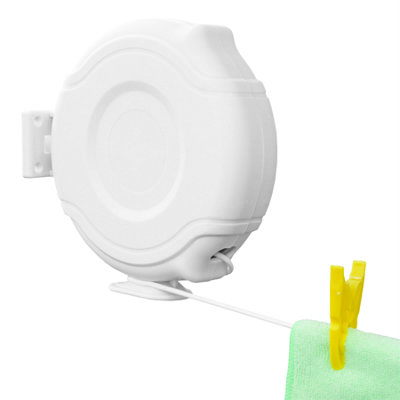 Kct Washing Line Single Retractable Clothesline12M from B&Q