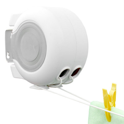 Kct Washing Line Twin Retractable Clothes Line15M X 2 from B&Q