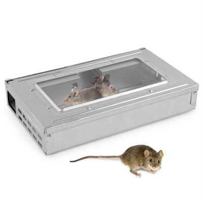 KCT MULTI CATCH HUMANE MOUSE TRAP NO KILL RODENT PEST CONTROL INDOOR OUTDOOR - Image 3