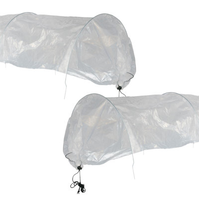 Kct Twin Pack Pe Grow Tunnel Allotment Greenhouse from B&Q
