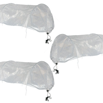 Kct 3 Pack Pe Grow Tunnel Allotment Greenhouse from B&Q