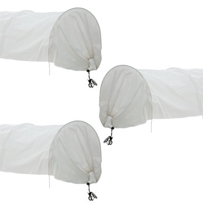 Kct 3 Pack Fleece Grow Tunnel Allotment Greenhouse from B&Q