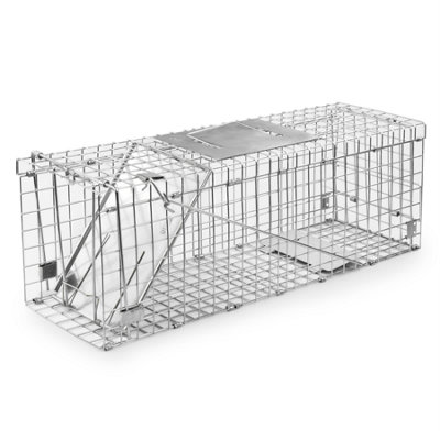 Kct Squirrel Trap Humane No Kill Metal Heavy Duty Pest Animal Rat Catch Cage Box from B&Q