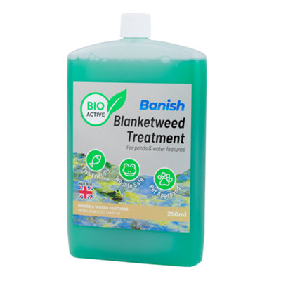 Pisces Banish Bioactive Blanketweed Pond Water Treatment 250Ml Wildlife Safe Natural from B&Q