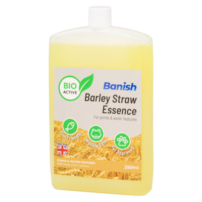 Pisces Banish Bioactive Barley Straw Essence Pond Water Treatment 250Ml Wildlife Safe from B&Q