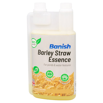 Pisces Banish Bioactive Barley Straw Essence Pond Water Treatment 1L Wildlife Safe from B&Q