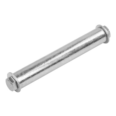 KCT 128X20MM HEAVY-DUTY STEEL WHEELBARROW AXLE METAL SPINDLE BOLT REPLACEMENT - Image 2
