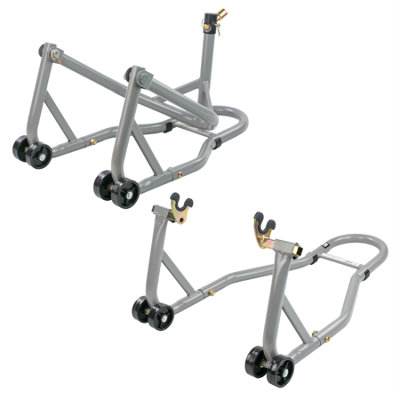 Kct Motorcycle Front Headstock Stand & Rear Lift Stand from B&Q