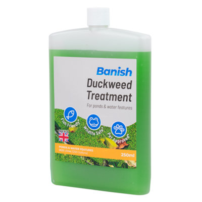 Pisces Banish Duckweed Pond Water Treatment 250Ml Weed Control Buster Fish Algae Clear from B&Q