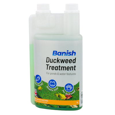Pisces Banish Duckweed Pond Water Treatment 1L Weed Control Buster Fish Algae Clear from B&Q