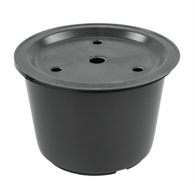 Pisces 45L Pond Sump + Lid Round Bucket Garden Water Feature Tub Pebble Pool Wildlife Reservoir Refuge Fish Plastic Heavy Duty from B&Q