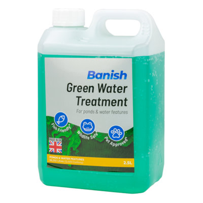 Pisces Banish Green Water Treatment Pond Algae Remover Clarifier Cleaner Cloudy Control from B&Q