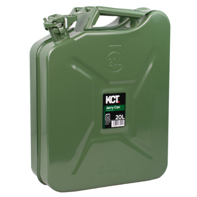 (20L Jerry Can) Kct Jerry Can Durable Metal Fuel Tank Petrol Diesel Gas Spare Oil Gasoline Storage Container For Vehicle Car Motorbike 5060855639515 - Image 3