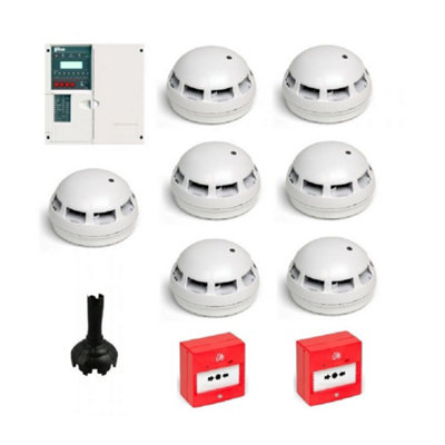 Fike 604-0002 Conventional Fire Alarms Twinflexpro2 Asd 2-Zone Kit from B&Q