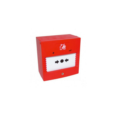 Twinflex Manual Call Point (Fike) (Includes Back BoxFlush Plate & Cover) from B&Q