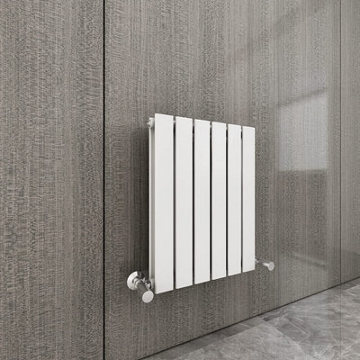 Mcc Direct Double Flat Panel Vertical Column Radiator 600X408 Mm By White