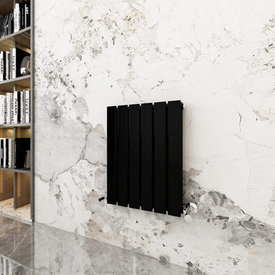 Mcc Direct Double Flat Panel Vertical Column Radiator 600X408 Mm By Black