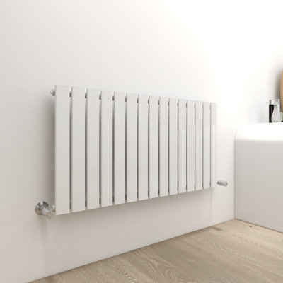 B&Q - Single Flat Panel Vertical Column Radiator (H)600mm By 