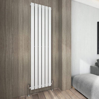 B&Q - Single Flat Panel Vertical Column Radiator (H)1800mm By 